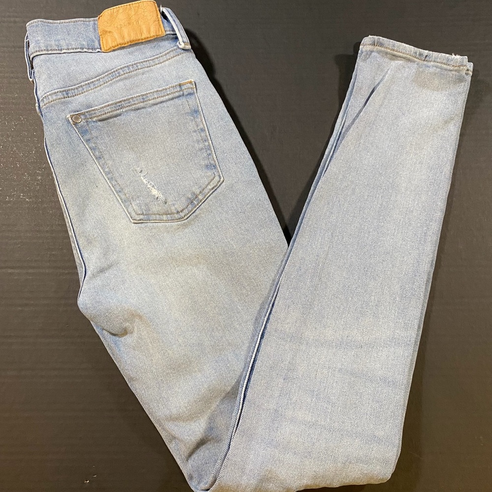 H&M Distressed Faded “& Denim” Jeans